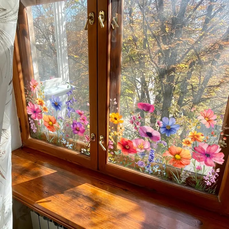 1+1 Free | FlowerSticky™ - Window Sticker
