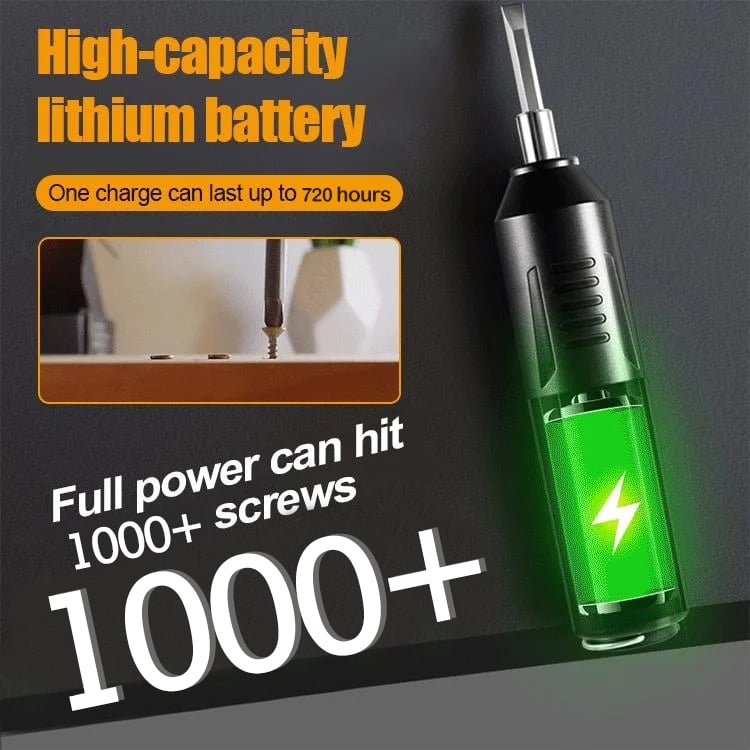 PortaScrewer™ – Rechargeable Electric Screwdriver Set