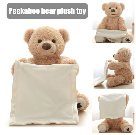 PlushyBoo™ – Peek-a-Boo Teddy Bear Toy
