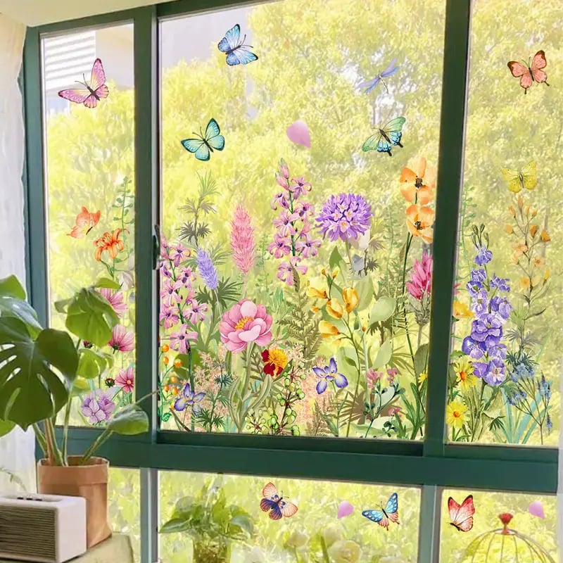 1+1 Free | FlowerSticky™ - Window Sticker