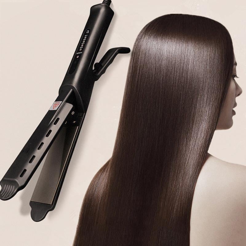 IronGlammer™ – 3-in-1 Hair straightener with Ceramic Styling brush