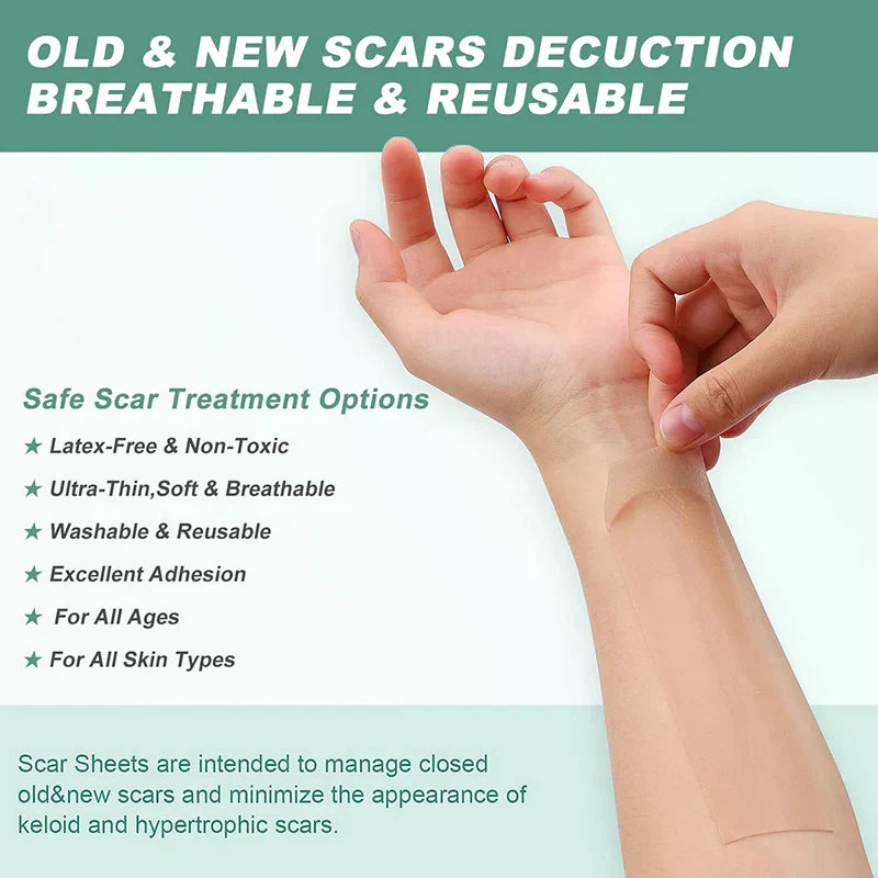 1+1 Free | GlowScar™ – Silicone Scar Removal Sheets