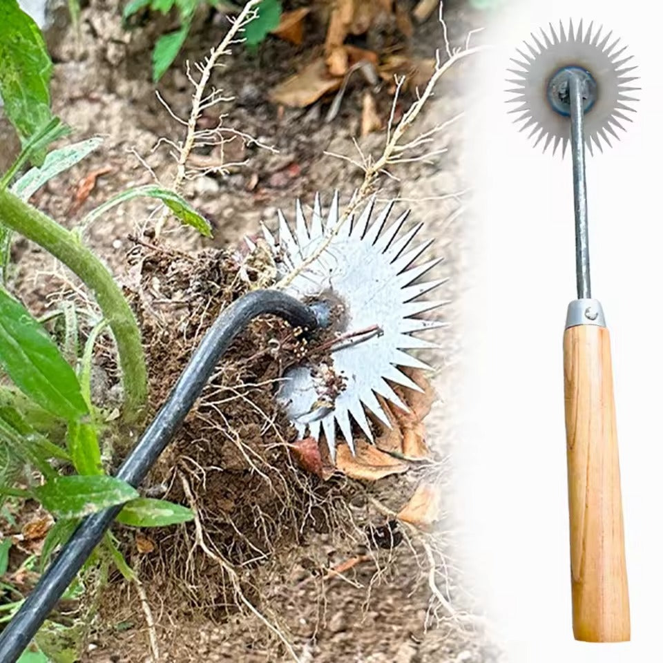 SunFlowy™ – Sustainable Sunflower hoe with Wooden Handle