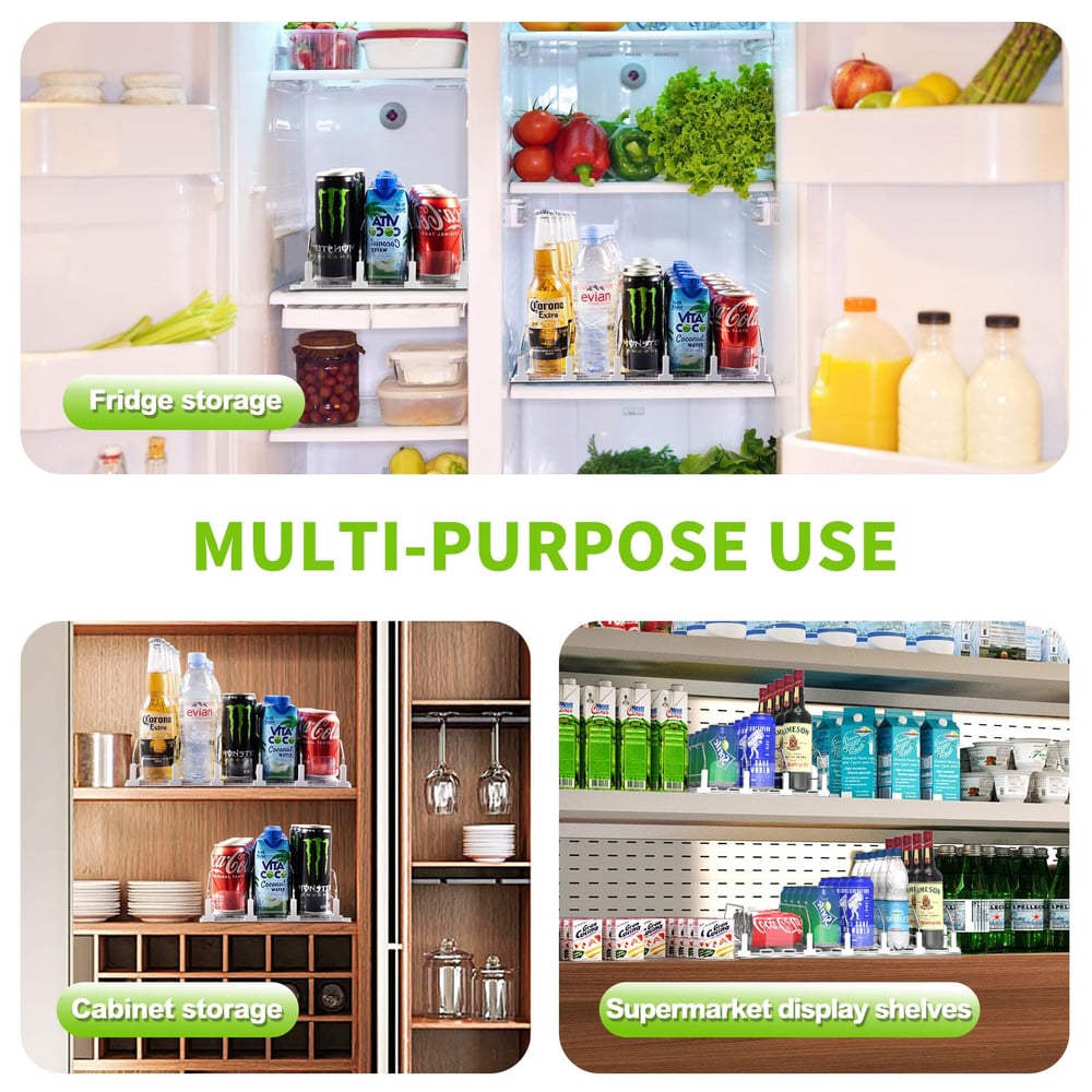 FridgeOrganizer™ – Pull-out Drink Compartment