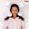 ErgoSnooze™ – Memory Foam Neck support with Satin Cover