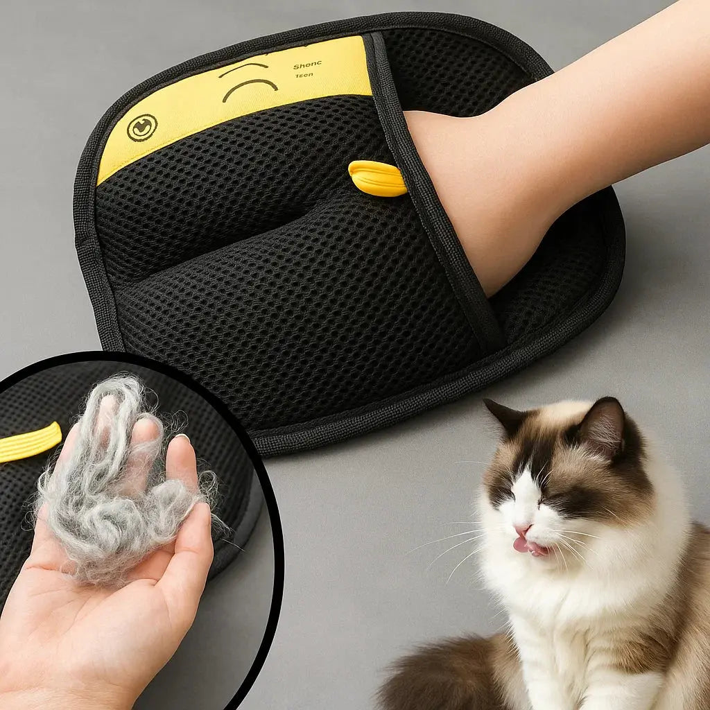 CatzNinja™ – Electrostatic Gloves for Removing Pet Hair