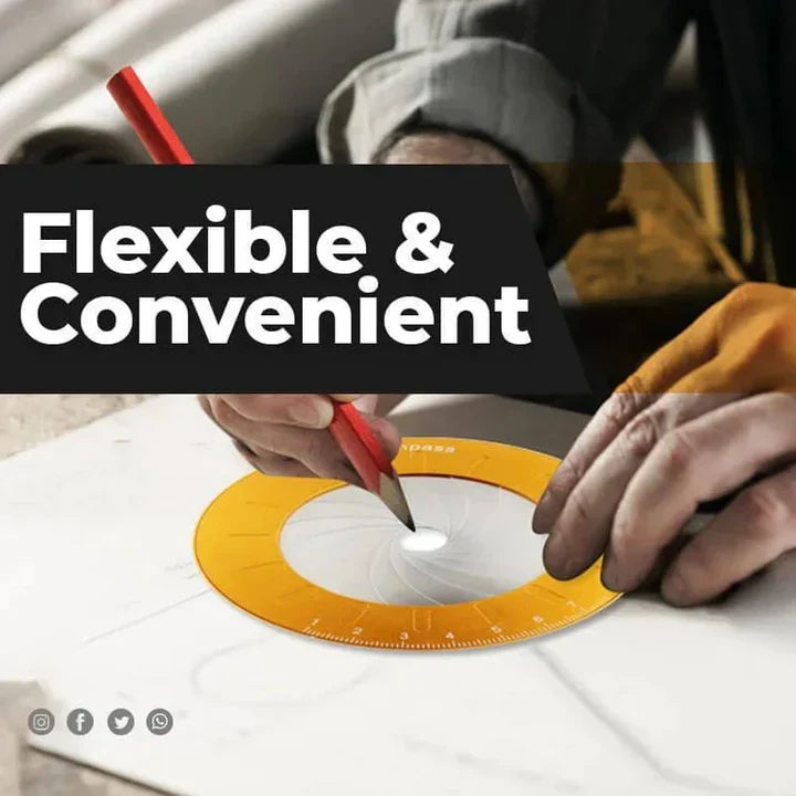 CompassStretch™ – Adjustable Tool for Drawing Circles