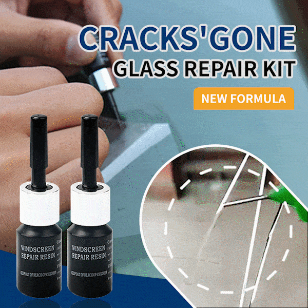 1+1 Free | Glaze™ - Glass repair kit - Repairs cracks in just a few minutes