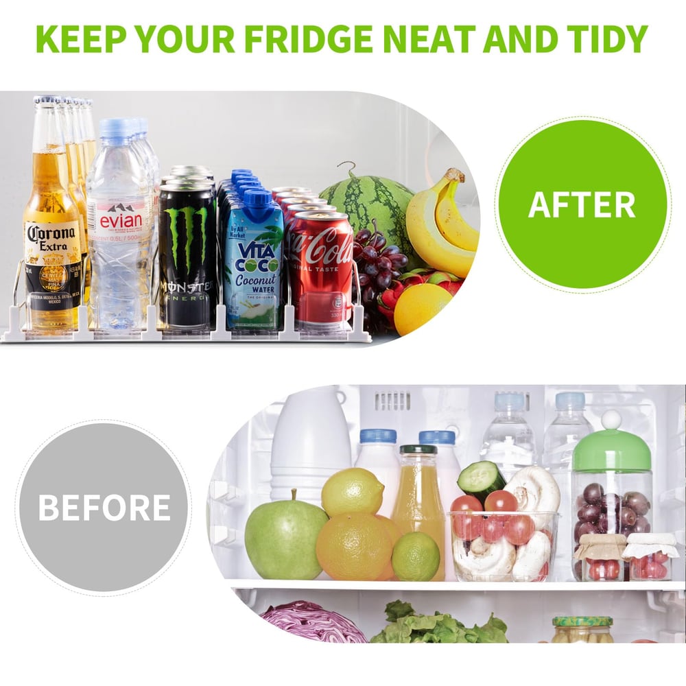 FridgeOrganizer™ – Pull-out Drink Compartment