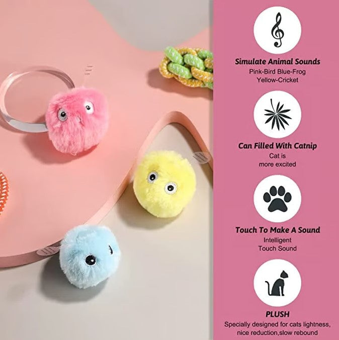 BallFuzzy™ – Interactive Plush balls for Cats