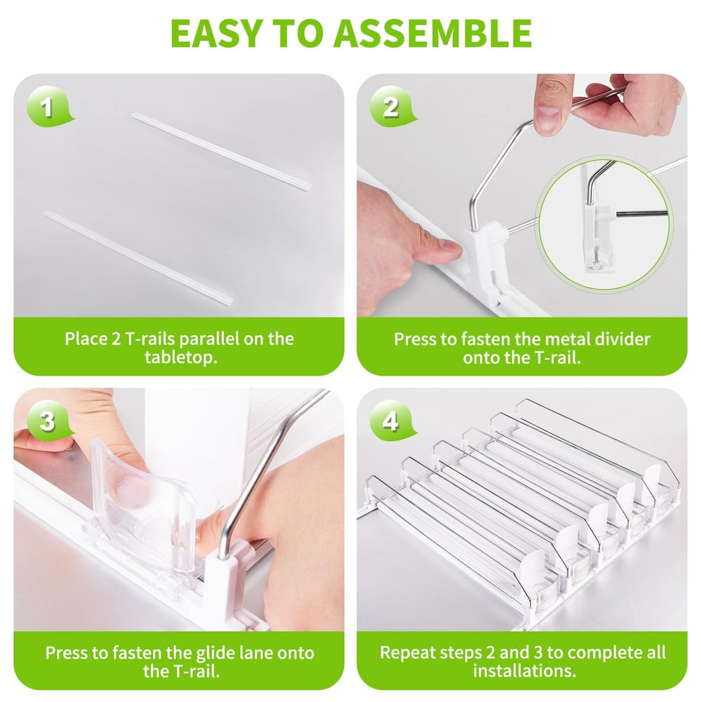 FridgeOrganizer™ – Pull-out Drink Compartment