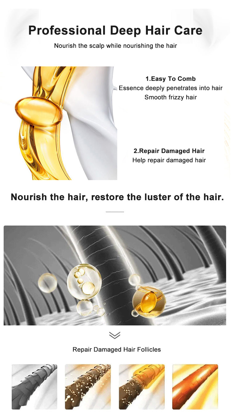 1+1 Free | Yanjiayi™ - Natural Yeme Extract Hair Care Serum for Shiny, Healthy Hair