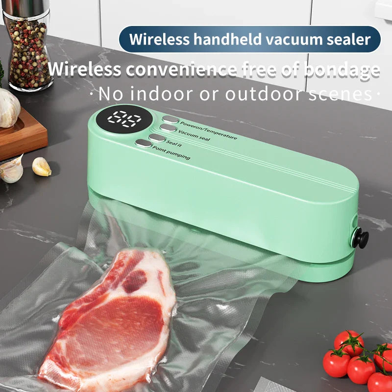 HomeSealer™ – Compact Vacuum Food Sealer for Long-lasting Freshness
