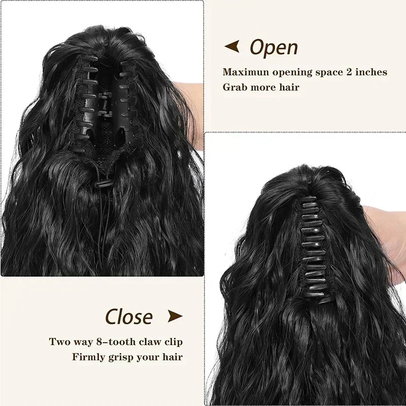 VolureStyle™ – Natural-looking Clip-in ponytail for Instant volume