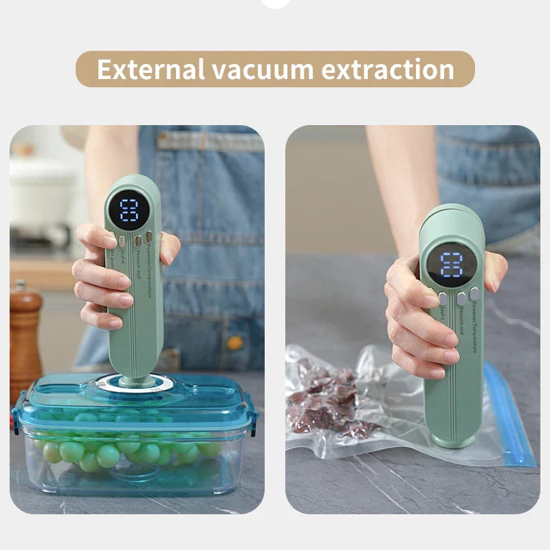 HomeSealer™ – Compact Vacuum Food Sealer for Long-lasting Freshness