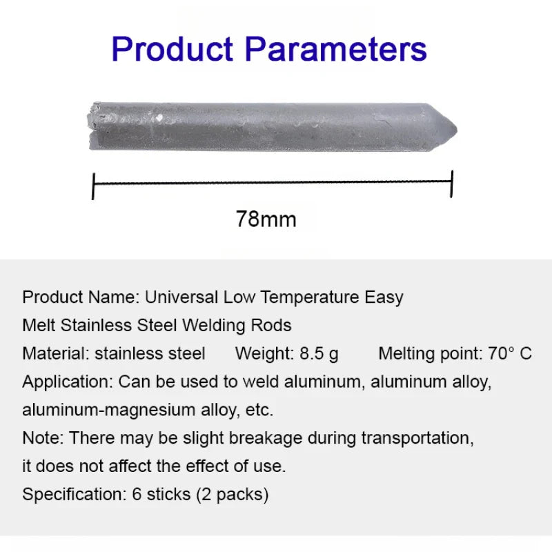 MagWeld™ – Low-temperature Welding Rods