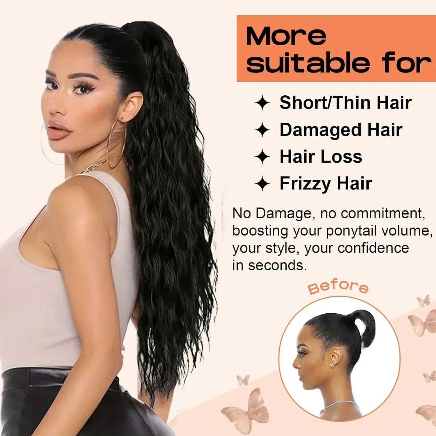 StyleBoost™ – Clip-in Ponytail Hair Extension