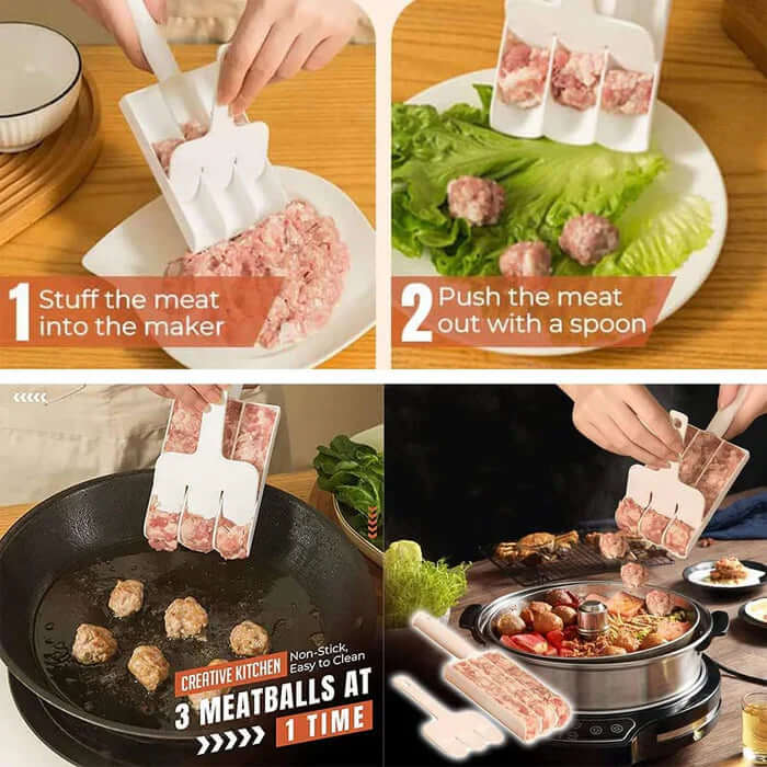 Meatballer™ – Triple Meatball Maker for Effortless cooking