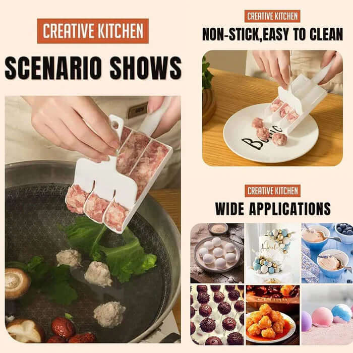 Meatballer™ – Triple Meatball Maker for Effortless cooking