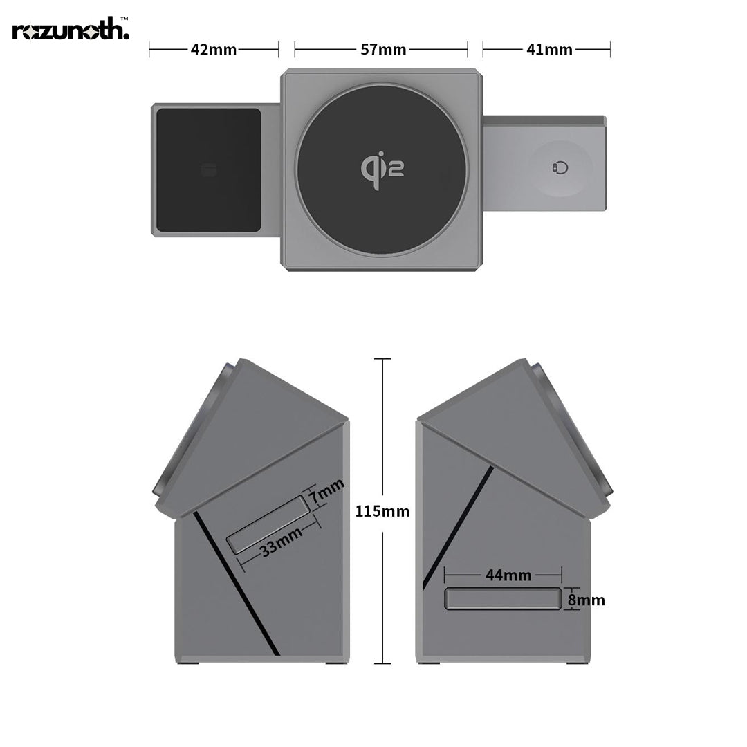 PowerCharge™ – Triple Charging Convenience