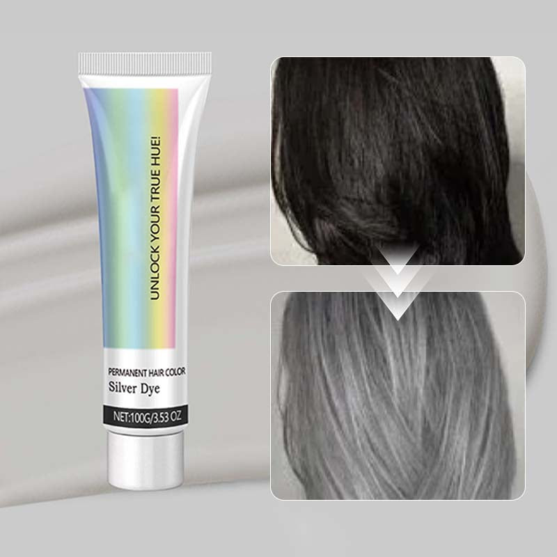 1+1 Free | SilverFoxy™ – Silver Hair Color Cream, Easy to Use
