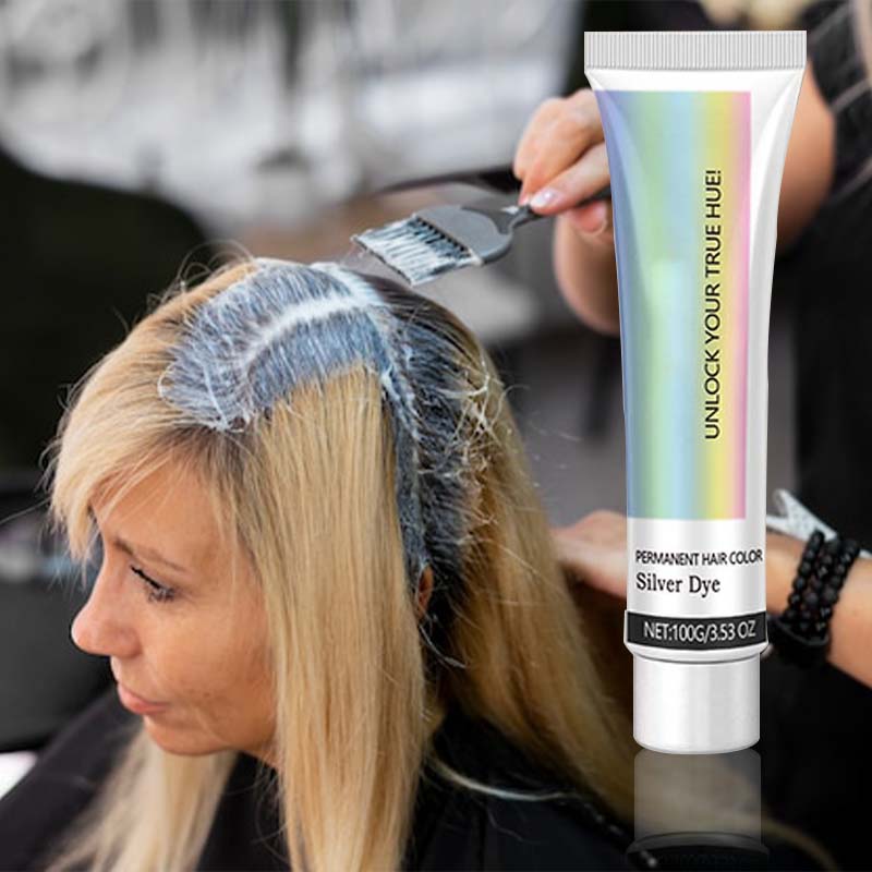 1+1 Free | SilverFoxy™ – Silver Hair Color Cream, Easy to Use