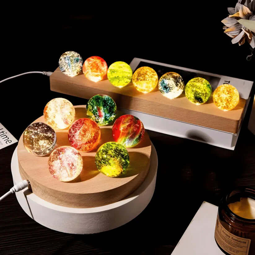 EmoSphere™ – 7-piece Emotion Galaxy Crystal Ball Set